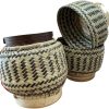 Traditional Handbamboo Sticky Rice Container, Bamboo Basket Storage