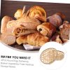 Elegant Round Basket for Eggs Vegetables Sturdy Bamboo Kitchen Storage 20cm Diameter Set of 3 - Image 2